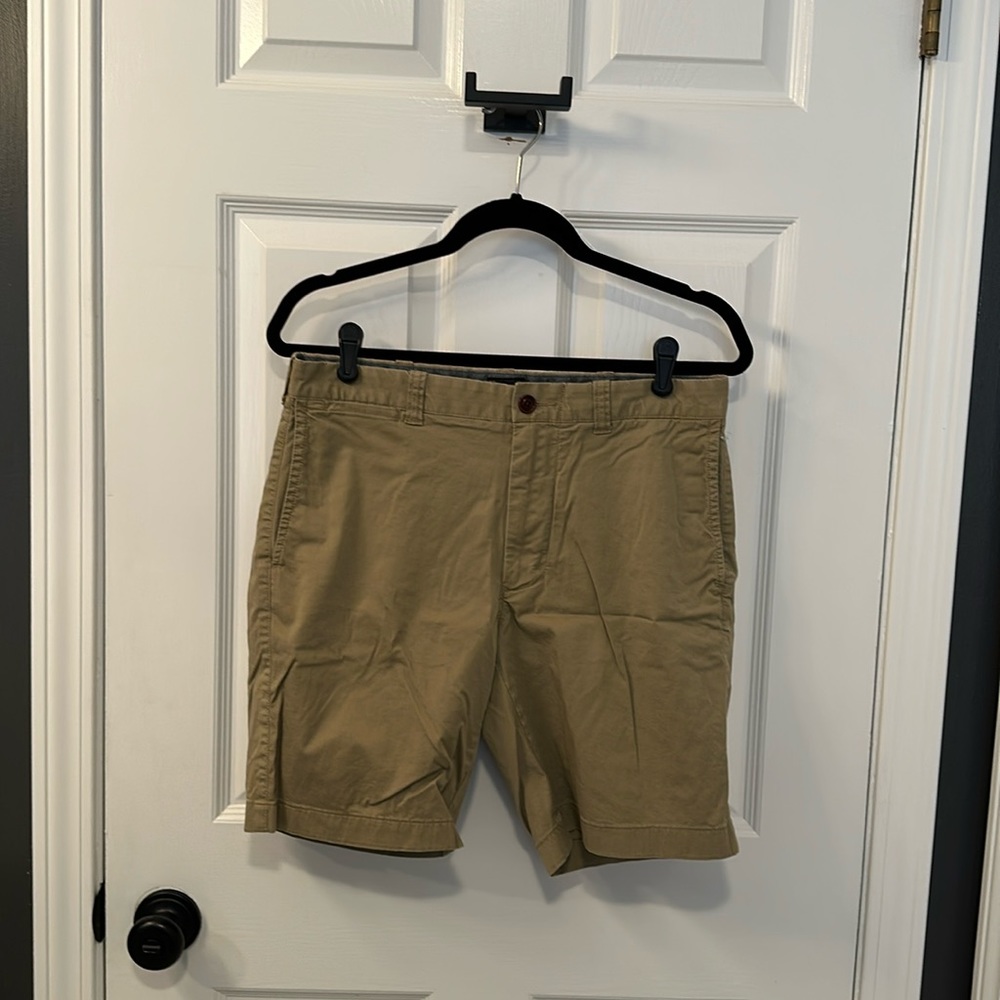J. Crew men’s chino short, khaki, 31 waist